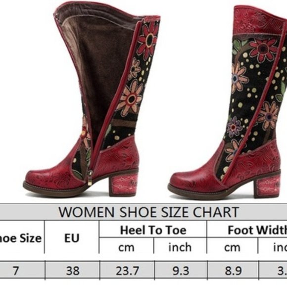 Cowgirl Handmade Genuine Leather Sz. 7 (38) - Picture 15 of 16